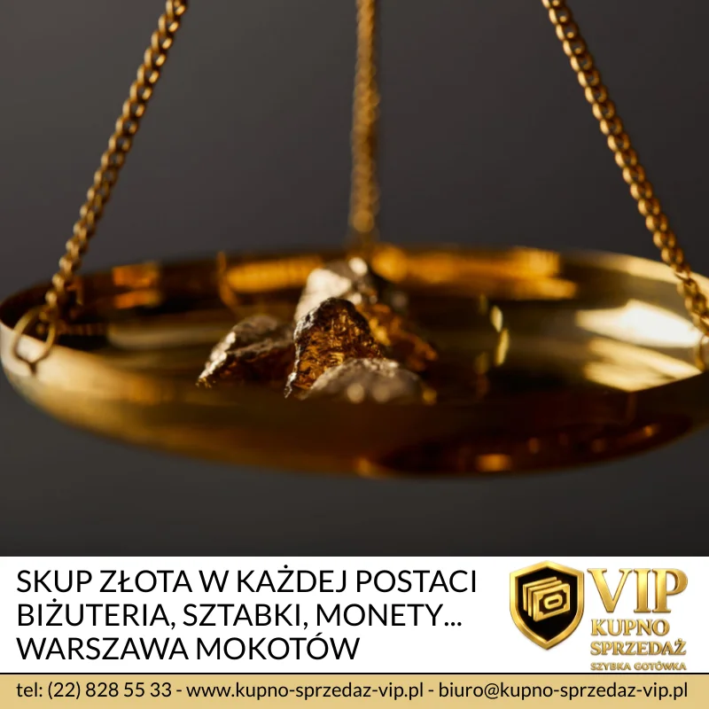 skup złota warszawa mokotów