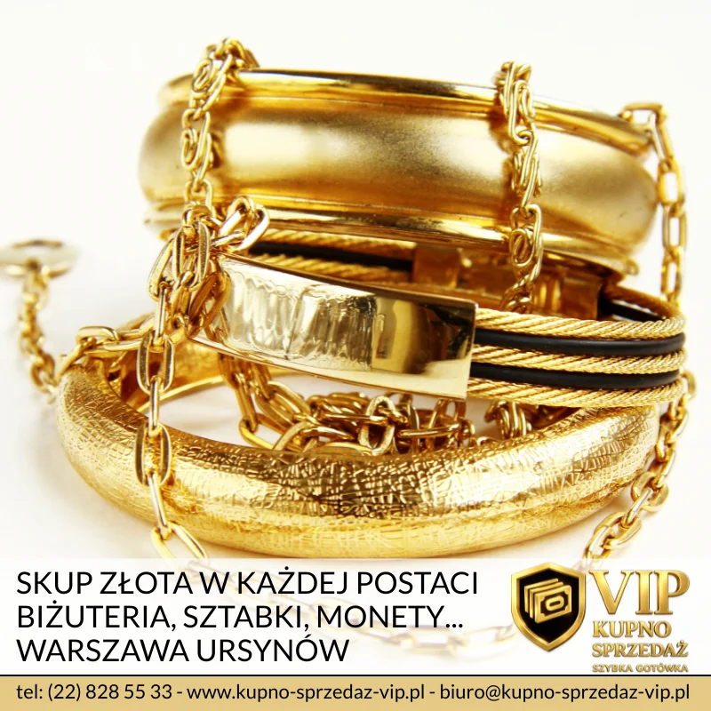 skup złota warszawa ursynów