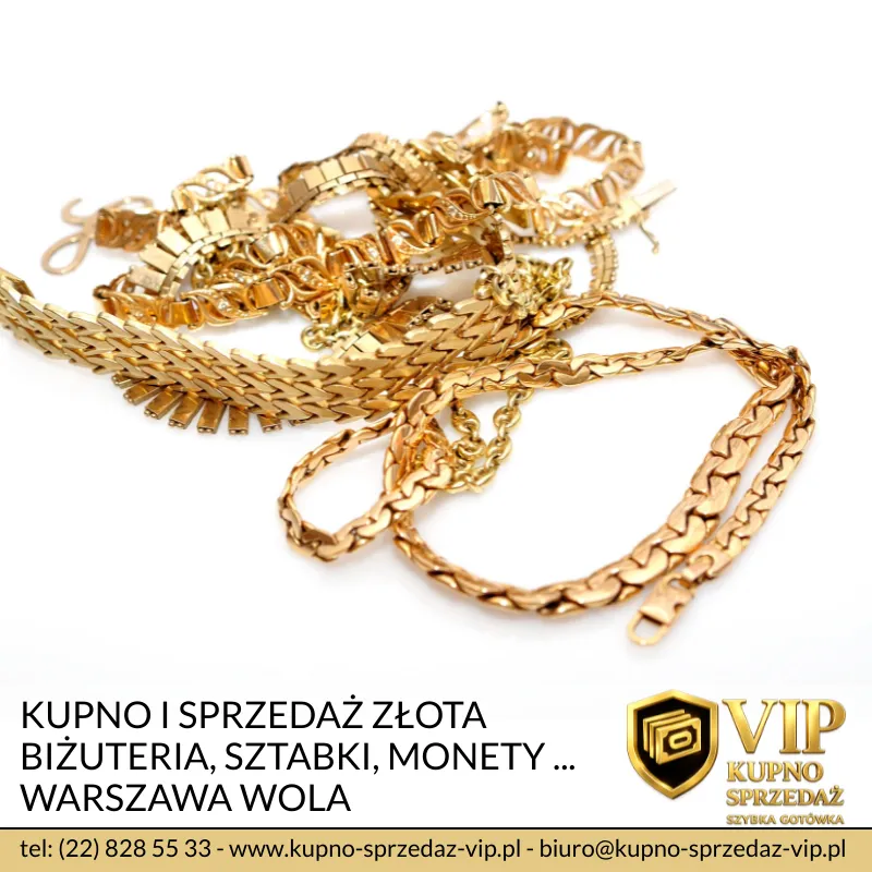 kupno sprzedaż złota warszawa wola